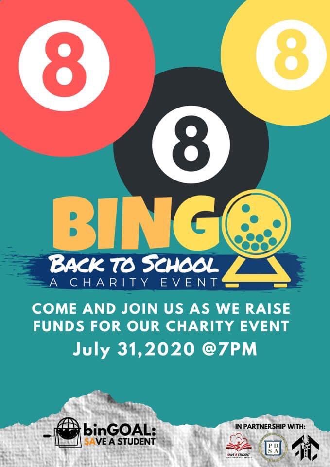 BinGoBck2School's tweet photo. Have fun and extend your help by playing a game of bingo via Facebook Live on July 31, 2020 @ 7PM. Register using this link https://t.co/edIQqd9kgp and together, let's make bingo a productively helpful game. For more information, kindly visit our Facebook page. 

See you there! https://t.co/oKV39oxBqG