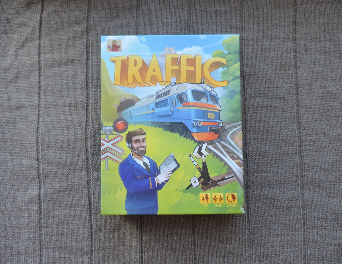 Bogdan_Borman's tweet photo. Настольная игра "Трафик" про поезда и железную дорогу от украинской компании Bombat Game - победи противников и стань лучшего управляющим железнодорожной станции! 

https://t.co/hEPbiUIv7p 

@bombatgamecom #games #hobby #игры #Ukraine #Украина #настольныеигры https://t.co/eks2pALKeN