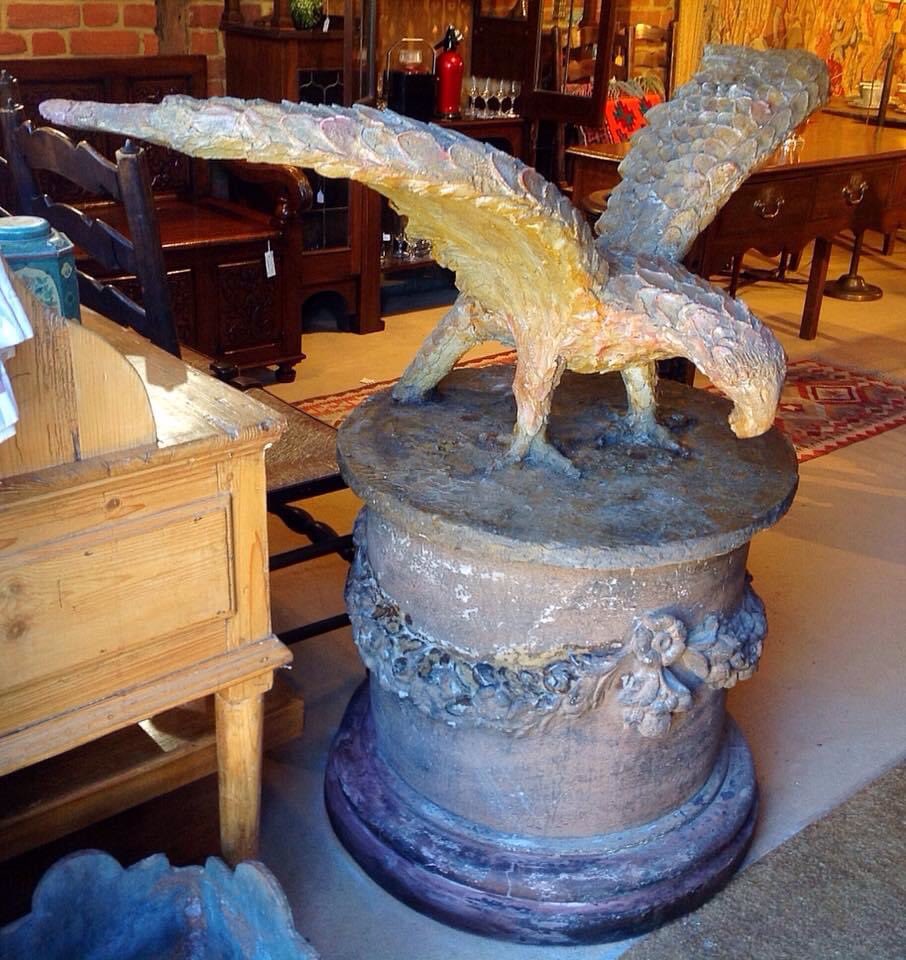 eversleybarn's tweet photo. #gardenstatuary #eaglestatue #gardenfeatures #gardendecor #antiquegardenstatuary #barometer #castironcandleabra #bootandspurstand #uniqueantiques #eagles #antiquedecor #salvage #vintagedecor #decorativeantiques #judismithantiques https://t.co/Tu9ZUsQLKA https://t.co/OgNWPdJuix