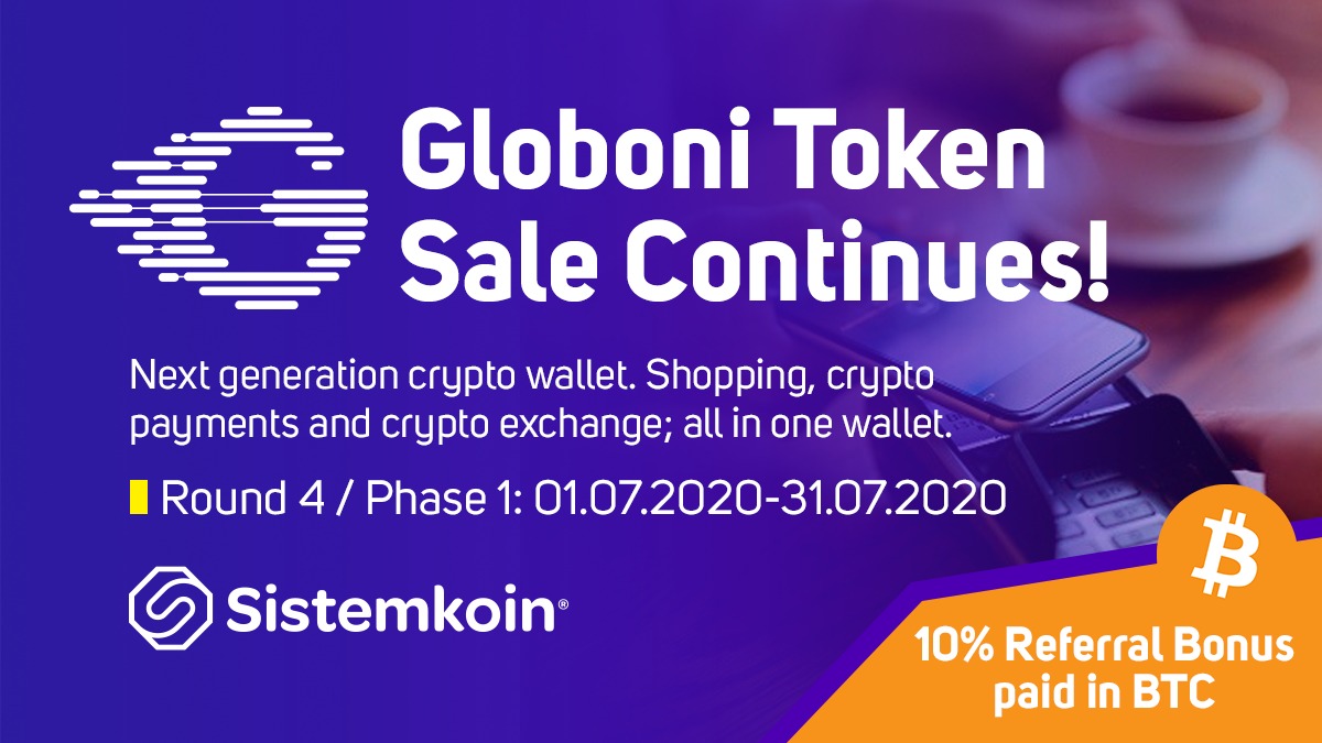 Sistemkoin's tweet photo. 🇬🇧 Globoni Token Sale Continues on https://t.co/YyQ08PcBLu
Buy GLB at $0.26 in Phase 1, earn with markup every month!

🇹🇷 Globoni Token Satışı Devam Ediyor
Aşama 1'de 0.26 dolardan GLB satın alın, her ay fiyat artışıyla kazanın!

#Globoni #cryptowallet #cryptoexchange #kriptopara https://t.co/EwBPSYxOkp