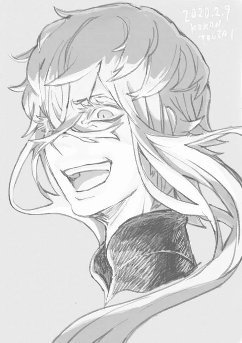 #絵をモノクロにするとかっこいい 
? 
