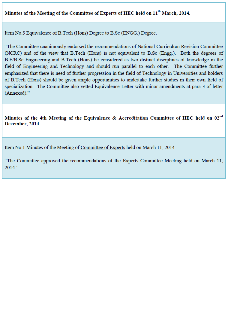 NoumanChuhan's tweet photo. @Shafqat_Mahmood 
@fawadchaudhry 
@AliSalmanPTI 
@EngrIftikharCh2 

#BlackCollarsMatter 
This Doc clearly states, how did PEC Mafia deteriorated the very simple "1981's Equivalency Decision of B.Tech-Hons Deg (now BSc Engg-Technology)" with the support its Agents in UGC(now HEC). https://t.co/wwqWHilRHG