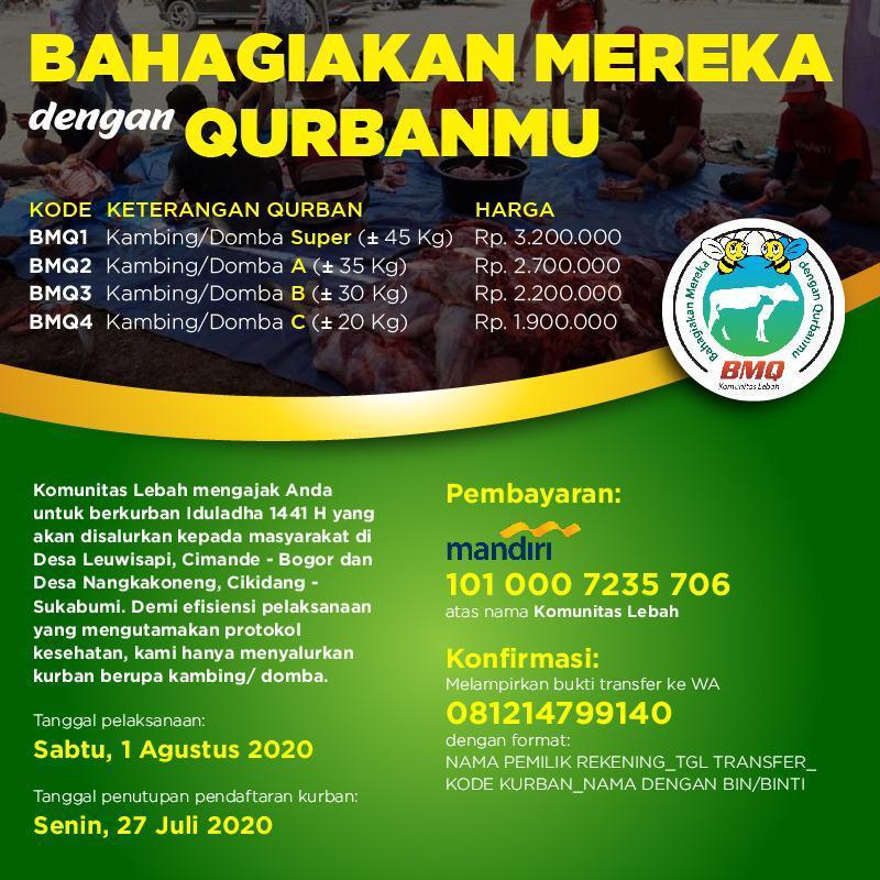 komunitas_lebah's tweet photo. Ayo buruan dipesan! Senin harga naik... Eh salah deng. Maksudnya, Senin hari terakhir. Hehe. Dipesan hyuuung 😚 | #bmq #bmq2020 https://t.co/1gnB702gJi