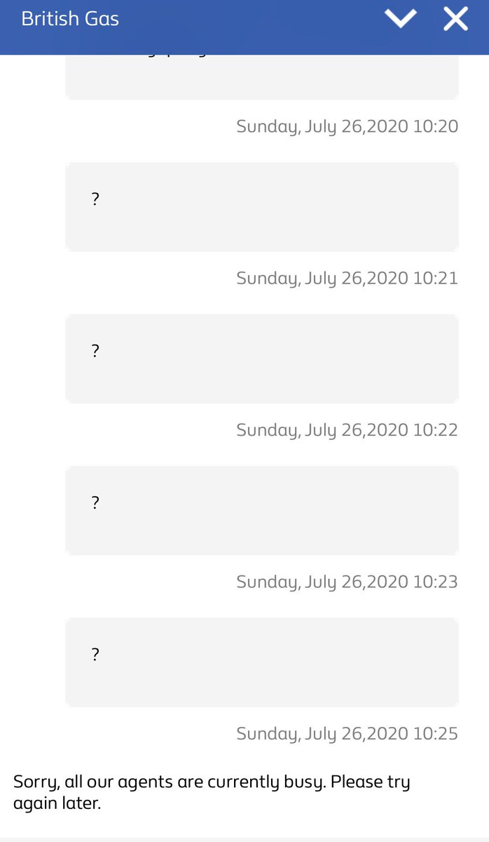 The people I am speaking to are cutting me off when I am attempting. I will continue to ask; and continue to post to this thread until it is resolved  @BritishGas