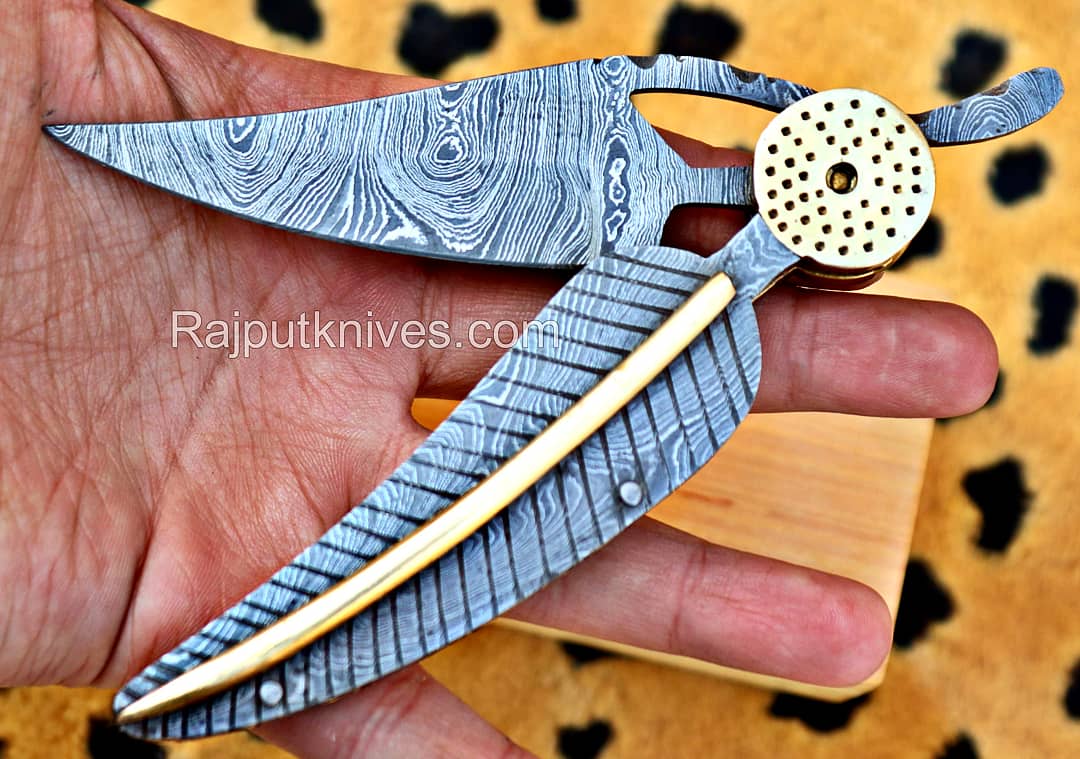 RajputKnives's tweet photo. Hand Forged leaf pocket knife with #damascus_steel engraved brass bolster.
We are making custom knives.
Contact me whatsapp( +923045701960) for more information.
.
Give us a follow @RajputKnives 
Subscribe us on Youtube: Rajput Knives
.
#leafknife #leafpocketknife #rajputknives https://t.co/5rmbivTF5Z