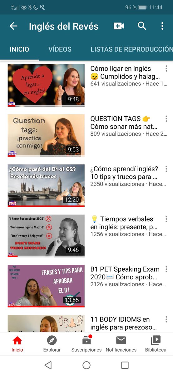 inglesdelrev's tweet photo. Este es mi canal de YouTube, donde podéis encontrar vídeos de gramática, vocabulario... También los tengo más originales, por ejemplo: ¿sabes cómo ligar en inglés? 😉 https://t.co/dBEfAeF4BA