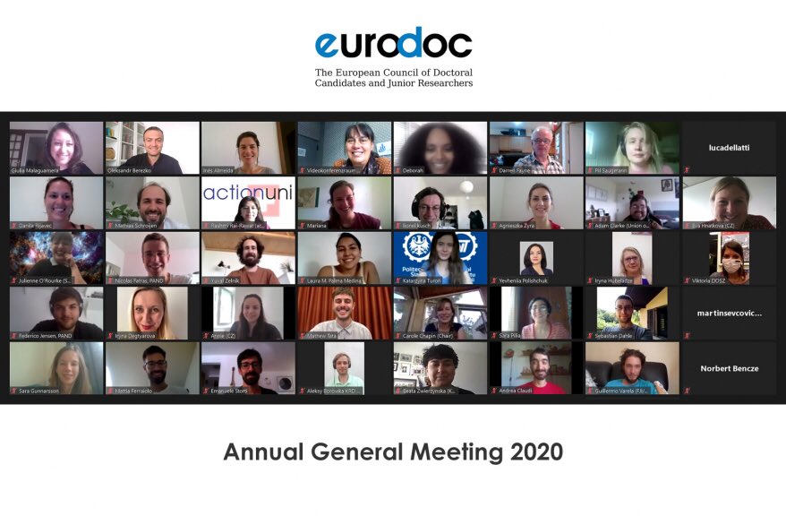 EvaHnatkova's tweet photo. It was an amazing experience to serve on @Eurodoc Board for last 3️⃣ years. Thanks to all collegues, stakeholders @EUScienceInnov @euatweets @EuroScience partners @Mariecurie_alum @yacadeuro  &amp; very best of luck 🍀 to new president @GMalaguarnera &amp; her team https://t.co/ZIh6efkQkS https://t.co/x5oWf2H9Xa