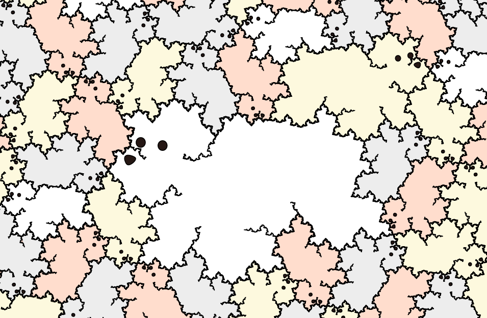 tessellation_jp's tweet photo. @pickover Fractal dogs https://t.co/bJYbnCfH00