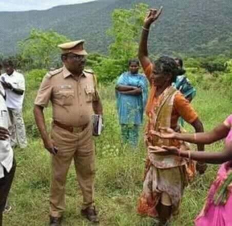 SundarrajanG's tweet photo. Remember these women who fought n cried over the abduction of their lands for #8lanehighway 
#EIA2020 will easily legitimise throwing people out of their homes n generations old farming.For who’s benefit? Just few filthy corporates. So fight now to #ScrapEIA2020
@kavithazahir https://t.co/O1JwwFX9WC