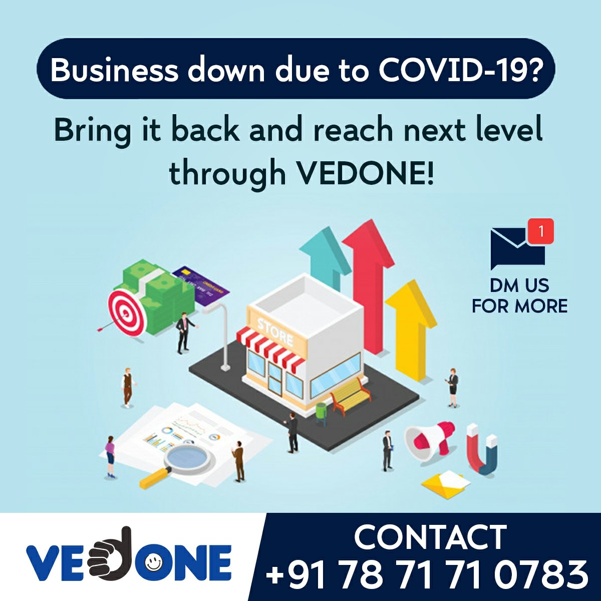 vedoneit's tweet photo. Struggling to develop your business because of covid-19? We provide you the best solution to develop your Business. Do Call or text us at 7871710783, 8489440302

#Vedone https://t.co/60oh9s0YQ6