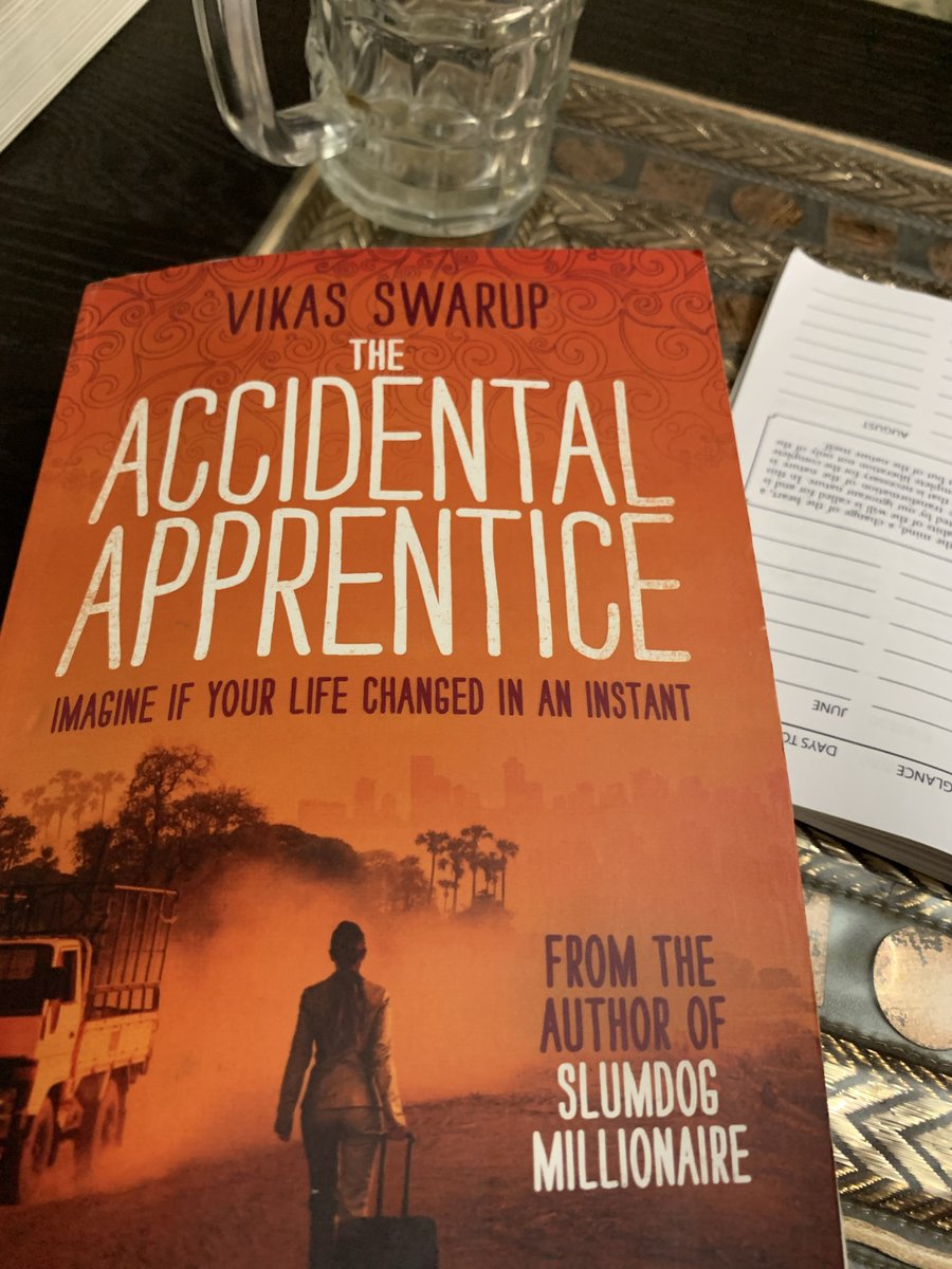 SinghalSailesh's tweet photo. The book #TheAccidentalApprentice penned down by @VikasSwarup is fantabulous. My eyes and mind had been glued as the story line moves forward & couldn’t stop myself reading it continuously.
The #Orange cover page is the reflection of Hope into the Unknown. https://t.co/IgcheOqlEQ