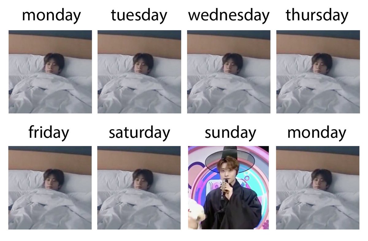 ตารางงานของเมนแจฮยอนเหมือนกัน