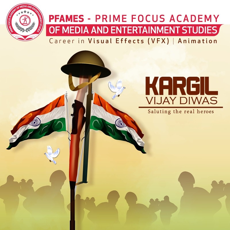 PfamesAcademy's tweet photo. Salute to all brave soldiers of the Indian Armed Forces who laid down their lives fighting for our nation.
The nation will always remember the brave hearts!!
#KargilVijayDiwas
#Kargilheroes
#Courage #Indianarmy
#PrimeFocusAcademy
#PFAMES https://t.co/81hynA6gbU