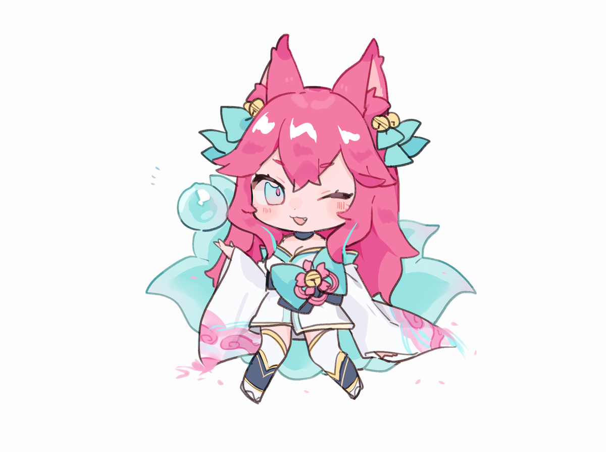 Ahri 「アーリちゃん 」|もきゅこのイラスト