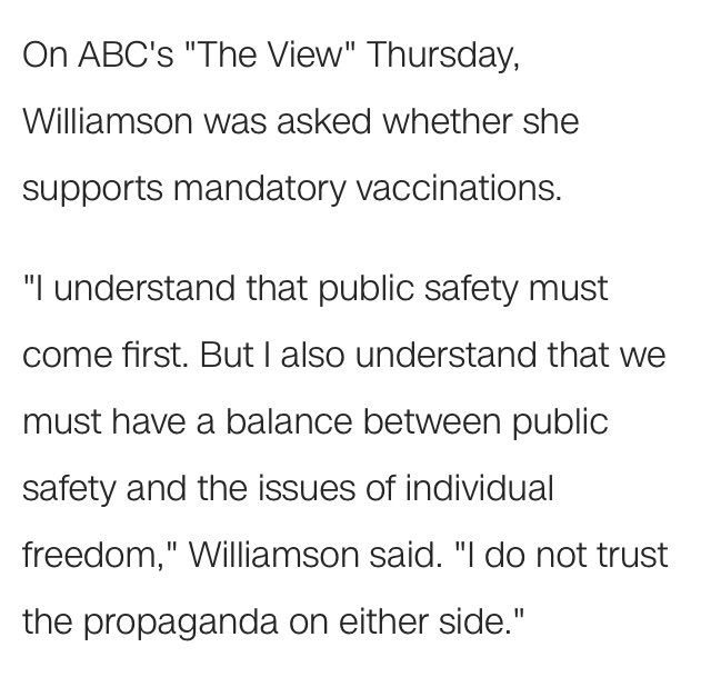 This right here bugs meWhat propaganda? Are there any specifics you want to mention, or is this just about sewing distrust towards medical professionals?