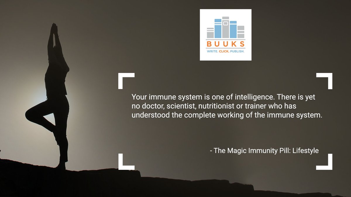 BuuksPublishing's tweet photo. BUUKS brings you daily wisdom of health, happiness, and strong immunity, through its recently published book "The Magic Immunity Pill: Lifestyle".
You can download the digital copy of the book for free by filling a form at https://t.co/zcjBVxL8C9
#BUUKS #MagicImmunityPill https://t.co/xNwWccST7O