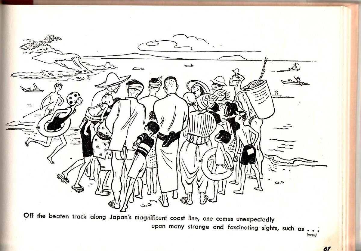 By a woman named Anne Cleveland called 'It's Better With Your Shoes Off' every illustration is legit brimming with charm.... her crowd scenes in particular are soooo fun