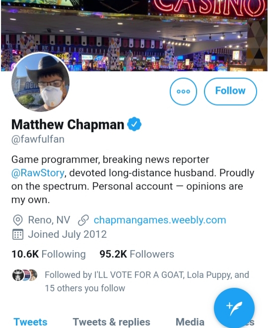 #4Mathew ChapmanReporterRaw Story https://twitter.com/fawfulfan/status/1167602534187503616?s=20