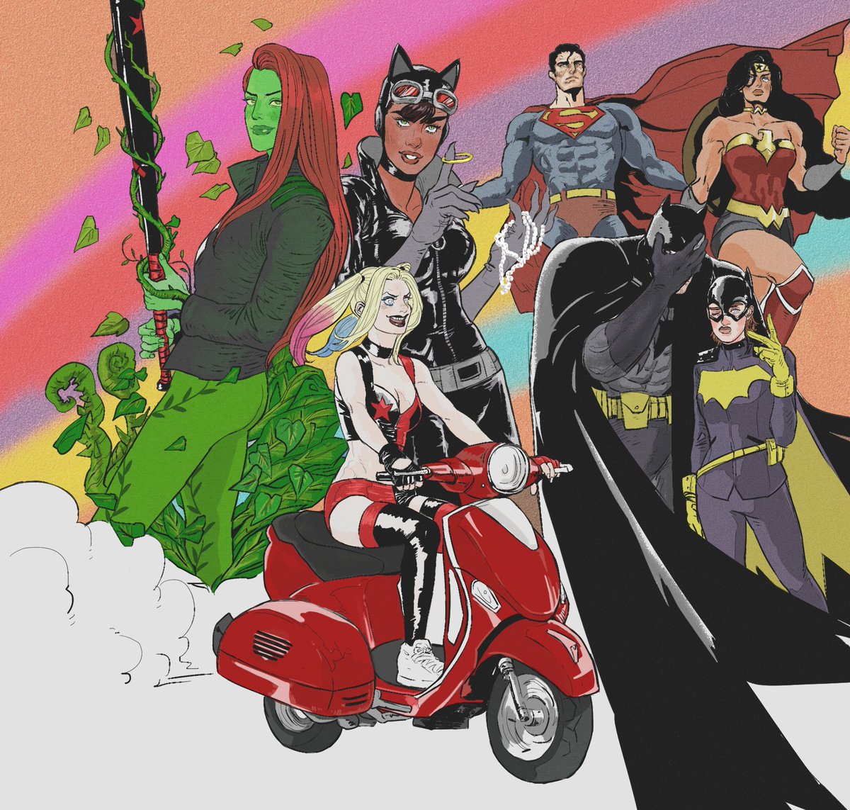 Go Watch Harley Quinn Tv Series Masnyo Harrow The Ninth Spoilers の イラスト