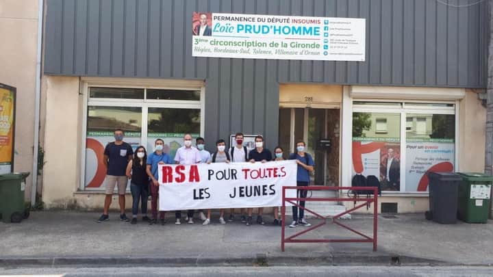 mjs_gironde's tweet photo. 📣 Face à l'urgence sociale aggravée par la crise sanitaire, un RSA jeunes pour tou.te.s !

✊ Cette semaine, nous avons été à la rencontre des députés de la Gironde, avec plusieurs organisations de jeunesses de gauche, pour les alerter quant à la précarité chez les jeunes ! [⬇️] https://t.co/M9Ho3iyHRx
