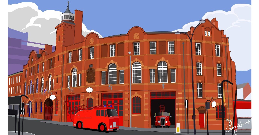 Our historic home will be 120 years old on Fri &amp; we'll be marking the milestone on social media next week. It hasn't changed much in that time, at least on the outside! This lovely print is just one piece of art inspired by our building; on #SketchItSunday we'd love to see yours.