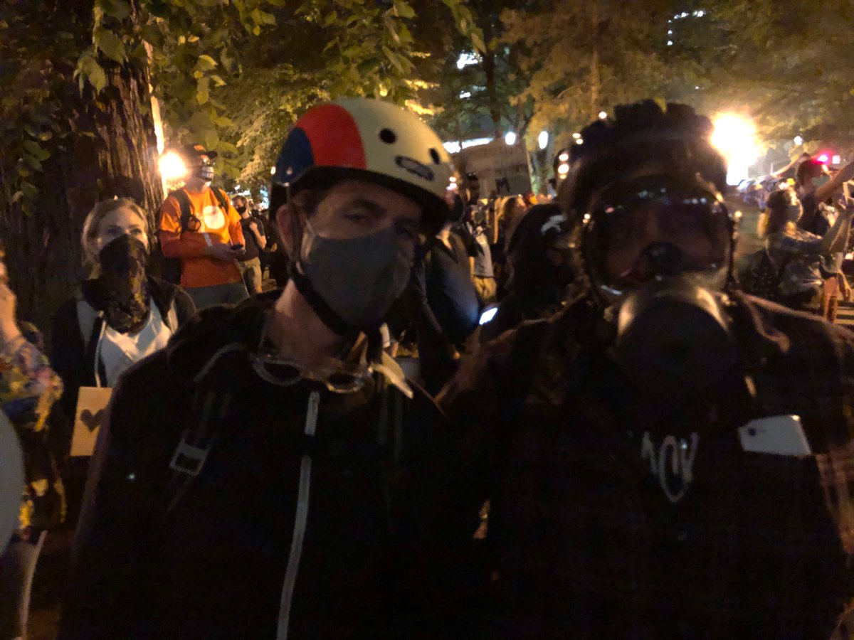 Here with  @joelowndes and  @arunindy. Having reported on protest movements since the 1990s, Arun says, “as great as the global justice movement was, it had nothing on this. The rebellion has been mainstreamed.”