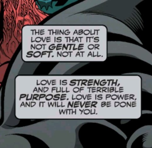 everything about their relationship is so well written but it is a relationship and that shouldnt be overlooked, Venom and Eddie Brock love each other - their story is a self acclaimed love story