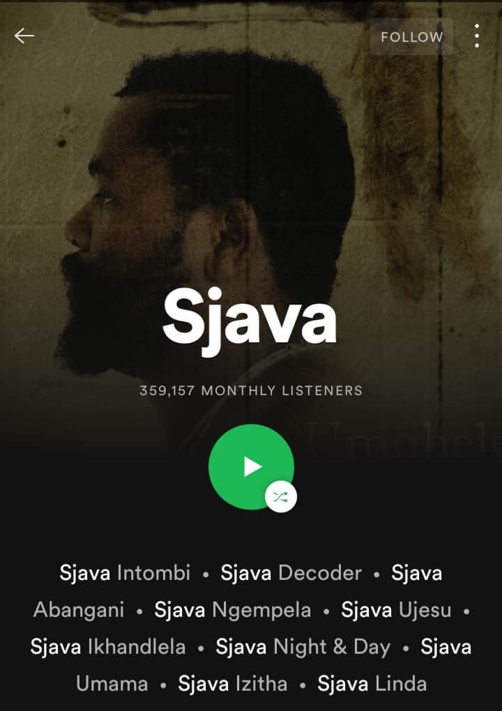 ClickMediaMusic's tweet photo. SPOTIFY @SpotifySA MONTHLY LISTENERS

Sjava Has Over 359K Monthly  Listeners On Spotify.

K.O Has Over 30K Listeners.

Duncan Has Over 10k Listeners.

Rouge Has More Than 13k Listeners
#SpotifyListners 🇿🇦🔥 https://t.co/EimCVgBIVh