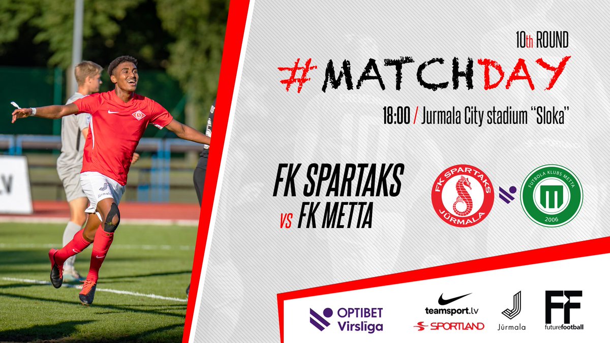 fkspartaks's tweet photo. #MatchDay 🔴⚪️
Today with a home game vs @FSMETTA we are starting @FutbolaVirsliga 10th round ⚽️
Broadcasted by @Sportacentrs and https://t.co/10WUnzll5R 📡
#fkspartaks #fkmetta #virsliga2020 #SPAMET https://t.co/RZwebS5ByR
