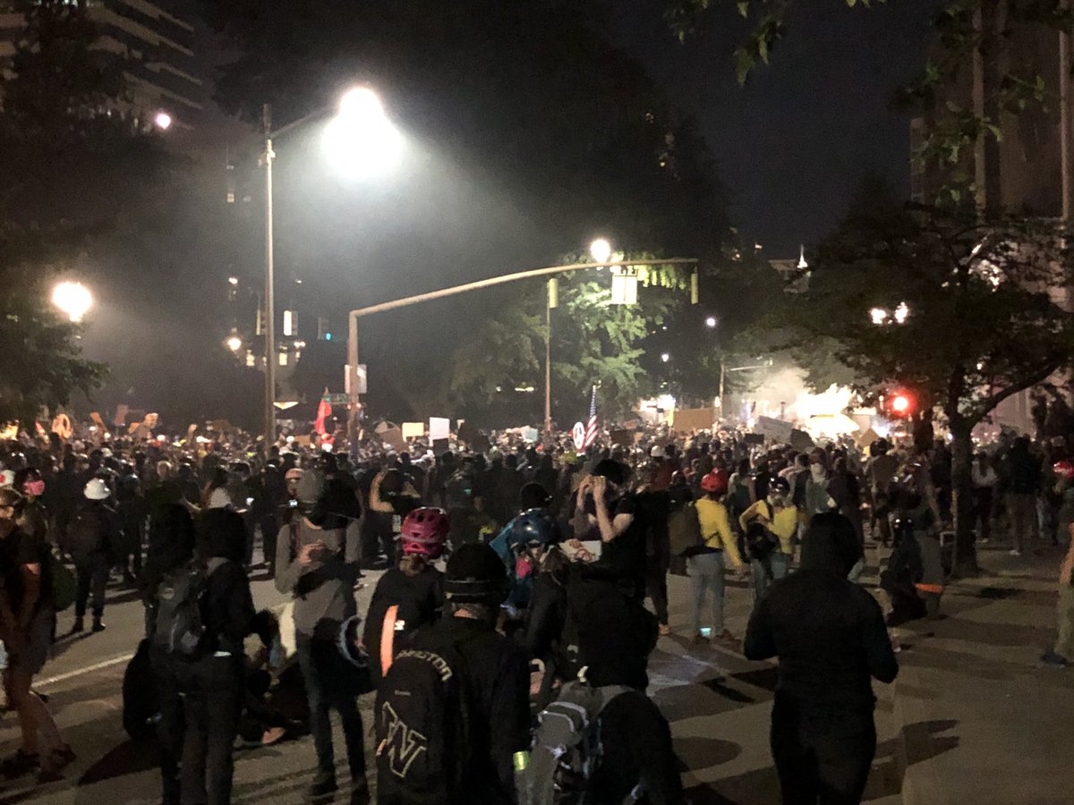 Still a ton of folks here.