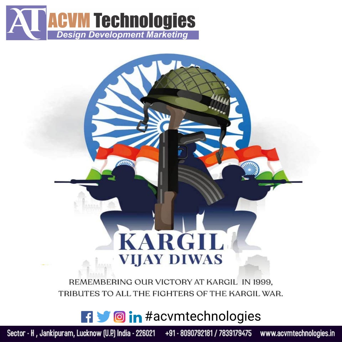 ACVMTechnologie's tweet photo. #kargilvijaydiwas
#ACVMTechnologies
#ACVM https://t.co/wBHWVLeGet