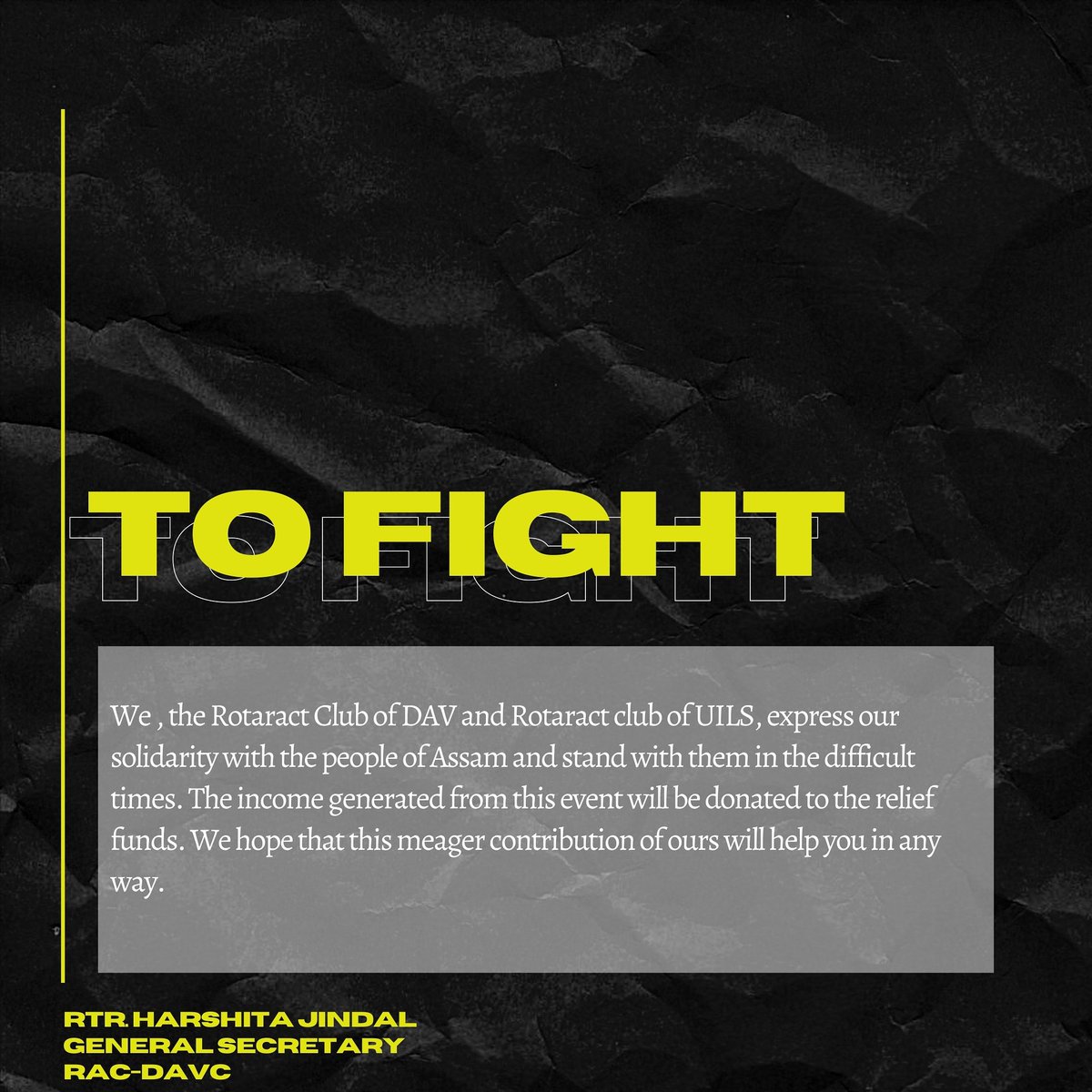 DavcRotaract's tweet photo. The Rotaract club if DAV Chandigarh, alongside Rotaract club of UILS is organising a PUB G Tournament on 31st July 2020.  A total cash prize of 1300 to be provided to winners.
So soldiers save your dates and we'll meet you in the battle ground on 31st July
#rotaract #pubg https://t.co/cUPs1xkxR0