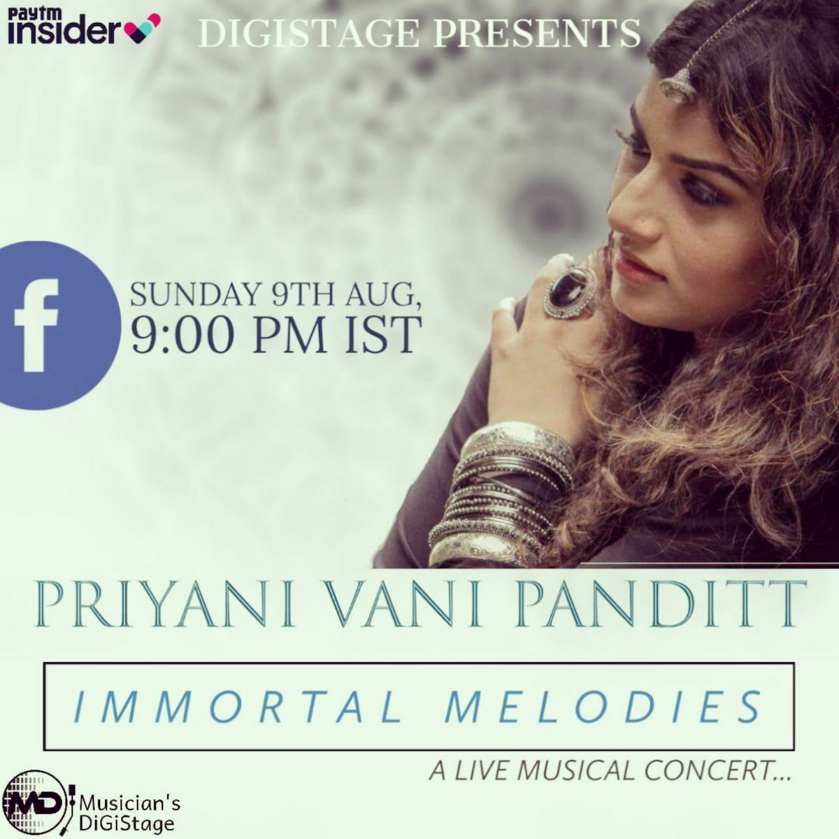 priyanivanireal's tweet photo. Celebrating Traditional Music

Ticket link 👇
https://t.co/jFF6cnwFlu
@DigistageS @paytminsider @Bigkanvas @stringstruck https://t.co/PwxLMVtfy5