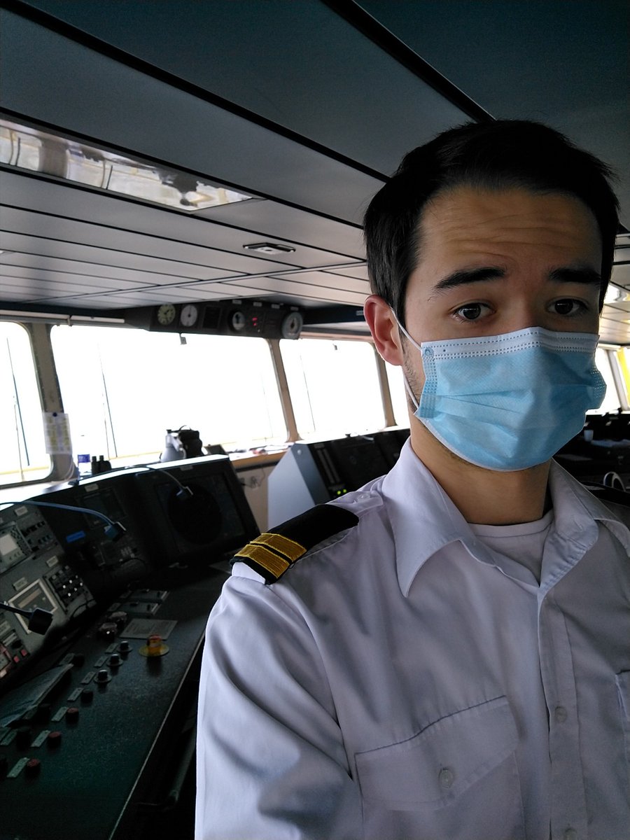 Pilots are clearly indispensable, but all had masks (1 or 2 with ‘unorthodox’ wearing techniques), many had gloves and mostly were very respectful of (not) touching our bridge equipment. All crew on the bridge for pilotage also wore masks (company policy) & kept everything clean