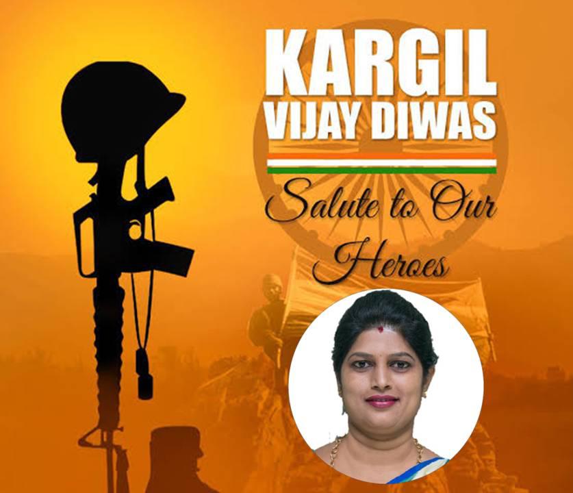ShobhaGowdainc's tweet photo. Happy Kargil Vijay Diwas to all of us. Let's remember the sacrifice of those brave soldiers who died in the line of duty to protect our great nation. Jai bharat! Remembering the sacrifices made by the Jawans during the 1999 War against Pakistan. https://t.co/58kpwrnb8H