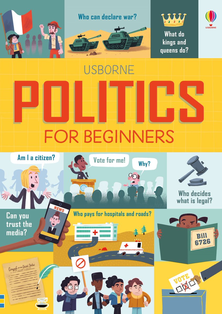 UsbornePartners's tweet photo. What’s reading got to do with politics? Quite a lot, it turns out! Listen to this fascinating conversation between author, Alex Frith, and his daughter to find out exactly how they’re linked: https://t.co/XkXu8jvFb6 #SummerReadingAdventure #PoliticsForBeginners 📚 https://t.co/arsoKtxp1P