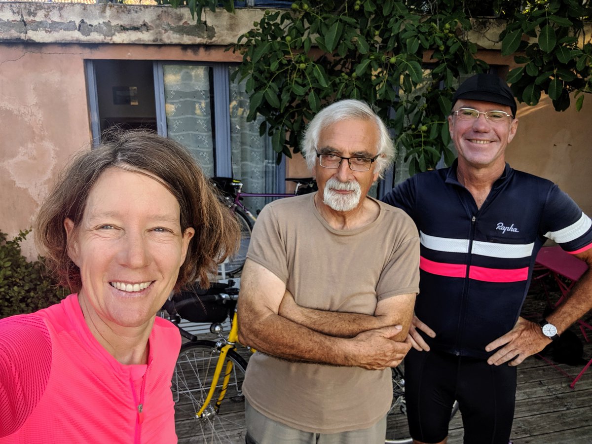 StacyKTweets's tweet photo. #Thistimelastyear Day 22 of 35 - 100 Cols Tocht - World's Toughest Bike Tour w @SuperFly508 unsupported! 76 miles & 5600' - Col de l'Aire at 102º F & 71 year old Japanese ultra cyclist Shinichiro Matsuki! #cycling #100Cols #CentCols https://t.co/n8L0JR2LWx https://t.co/NrWRT2Oi5Y https://t.co/jDcn7KQ98V
