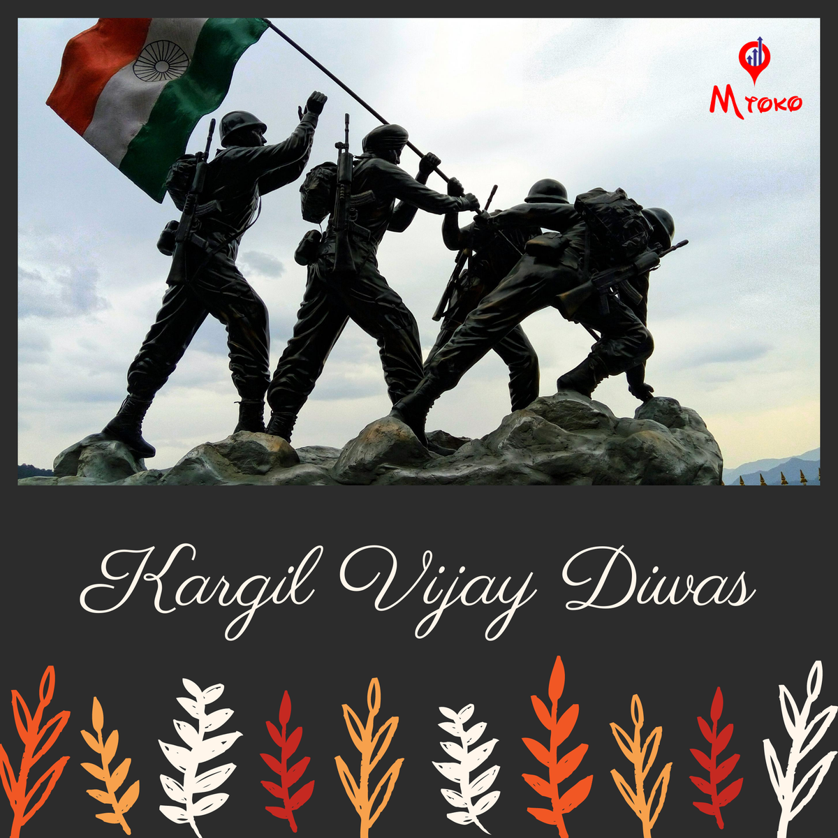 mtokoindia's tweet photo. "Either I will come back after hoisting the Tricolour, or I will come back wrapped in it but I will be back for sure." - Captain Vikram Batra
.
.
.
.
.
.
#KargilVijayDiwas2020 #KargilVijayDiwas #mtoko #mtokoindia #localking https://t.co/sO10ChixlU