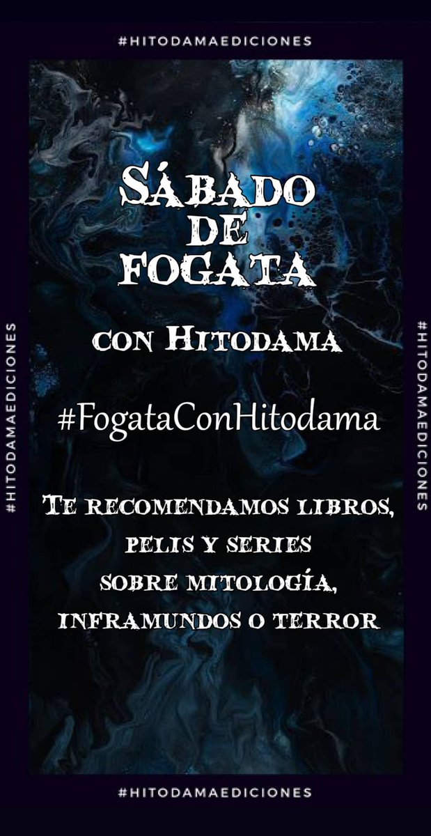 HitodamaEd's tweet photo. #FogataConHitodama un espacio dedicado especialmente a las #Recomendaciones de #libros #peliculas y #series 🤩📚🎬 https://t.co/tPB0QVhBpU