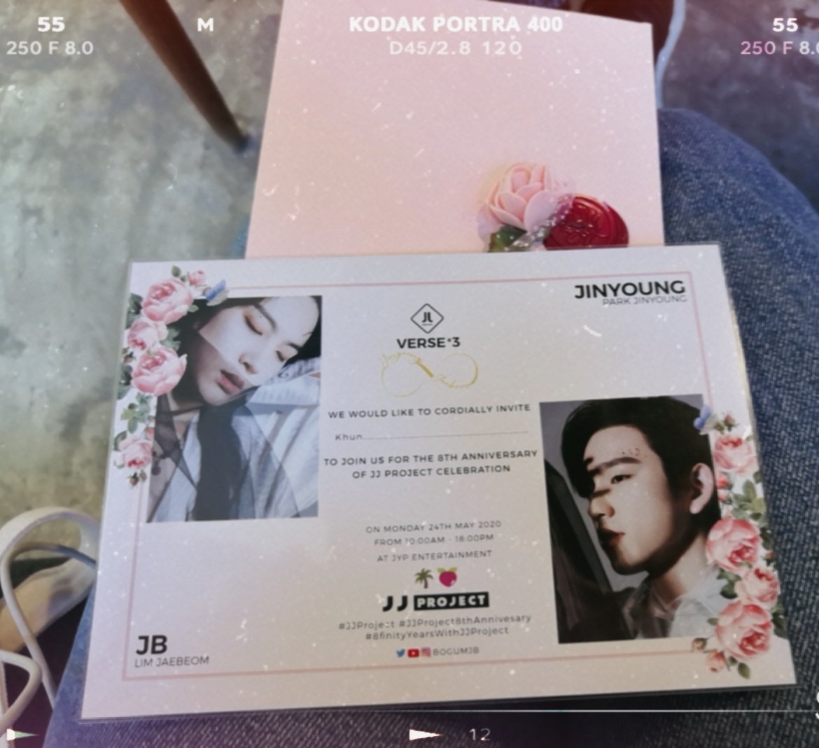 TanRinnapat's tweet photo. 💚🌴🍑 ขอบคุณการ์ดแสนน่ารักนะคะ😊🙏 @BogumJB #Jinyoung #JB
#JJProject4Ever #JJProject #JJProject8thAnniversary #8finityYearsWithJJProject https://t.co/Cc5Rx3oaI4