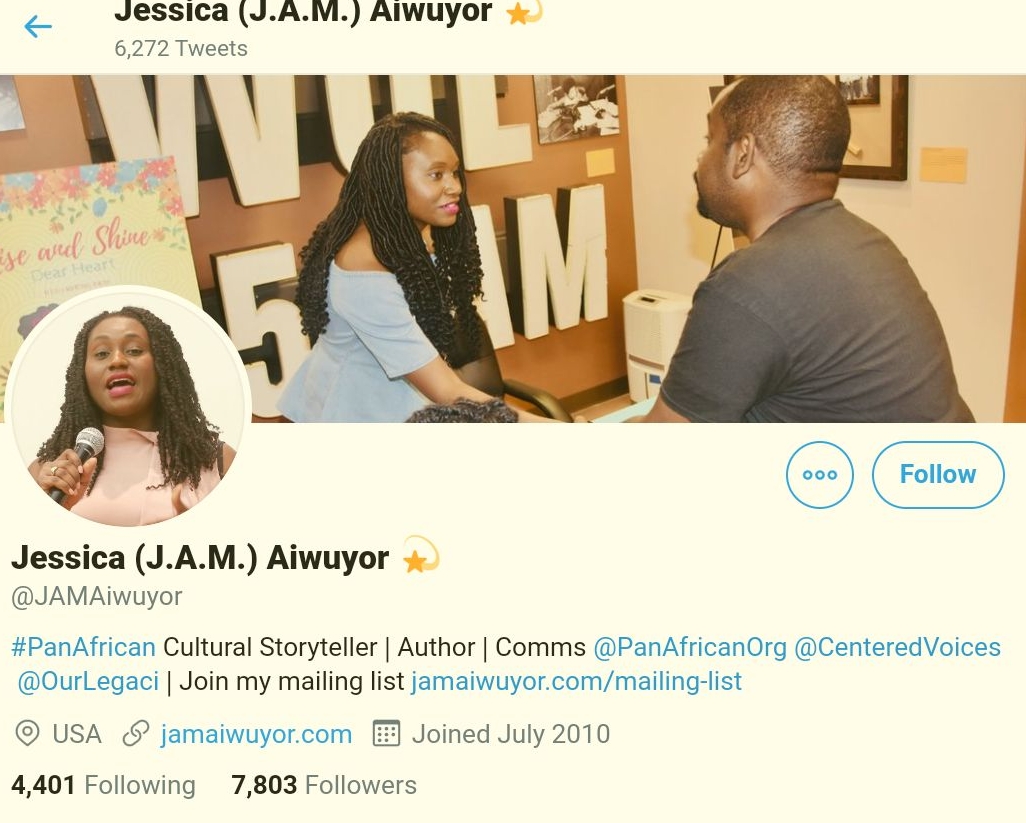 #15 @JAMAiwuyorJessical Aiwuyor expand upon Talib Kweli's smear article against Yvette Carnell & to make her own hit piece. Of course. Talib is referenced in her document, and she personally tweets to Talib Kweli & his hired doxxing troll BeLikeMary. https://twitter.com/JAMAiwuyor/status/1227585869181259777?s=20