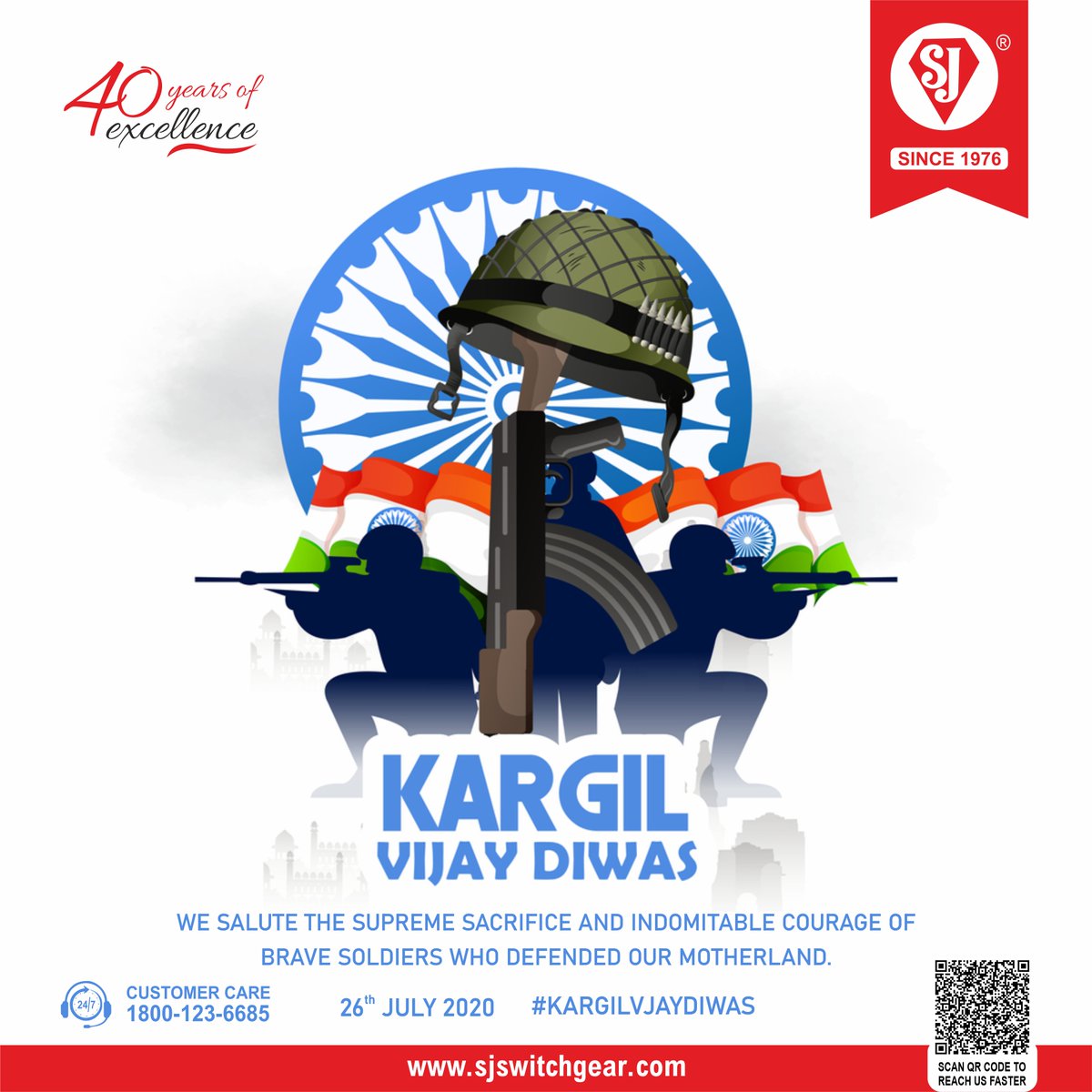sjmotorstarters's tweet photo. Kargil Vijay Diwas

Salute to all the brave soldiers of Indian Armed Forces who laid down their lives fighting for our nation.

#kargilvijaydiwas #indianarmy #realheros #soldiers #bravearmy #kargil #sj #sjdol #sjstarter #Sjmotorstarter #Agriculture #industries #quality #starter https://t.co/sBmszfEHee