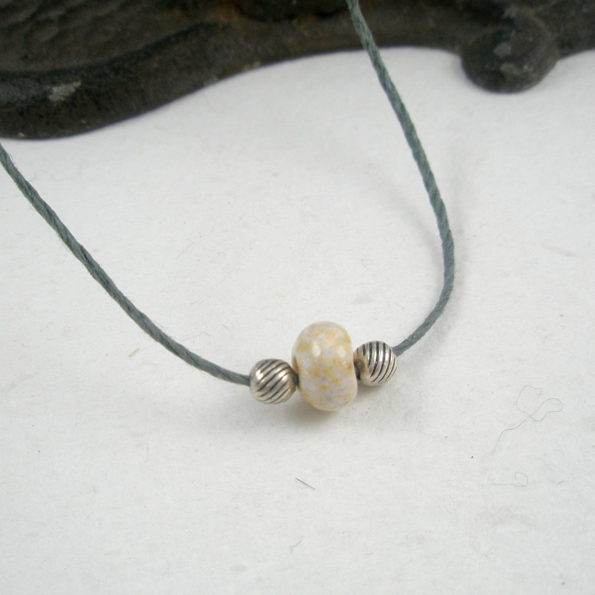 stoneberri's tweet image. Jasper Choker on Hemp tuppu.net/ff040a4b #Stoneberri #Etsy #CustomLength