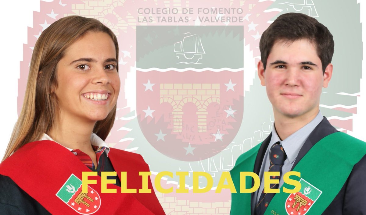 ColegioTabValv's tweet photo. Nuestra sincera enhorabuena a Isabel de Lara y Alfonso Porras por su gran trabajo y alto rendimiento, ambos se encuentran entre las 100 mejores calificaciones de EvAU de la Universidad Autónoma de Madrid. ¡Bravo! :D
#evau #evaumadrid #evau2020 #uammadrid #calificaciones https://t.co/xGlRKBKeTD