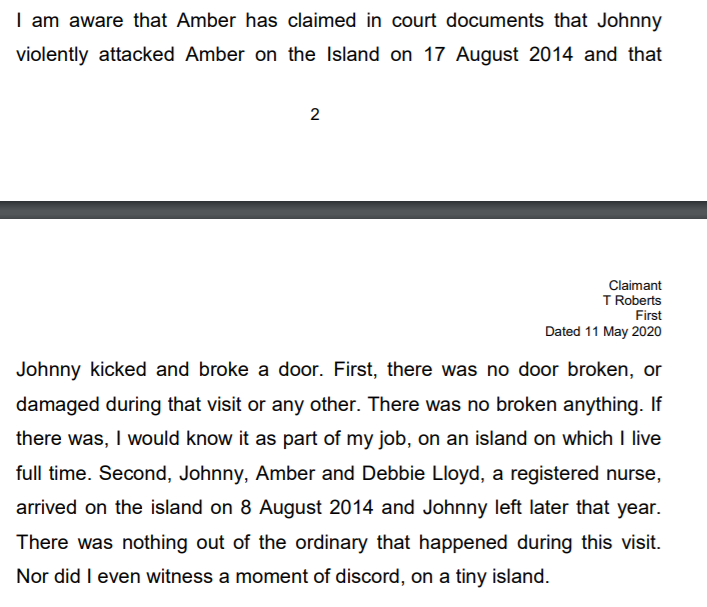 11. August 17, 2014Tara Roberts, the property manager, testifies that there was no damage anywhere. Dr Kipper says Johnny was not erratic and paranoid on that day, but calm and quiet