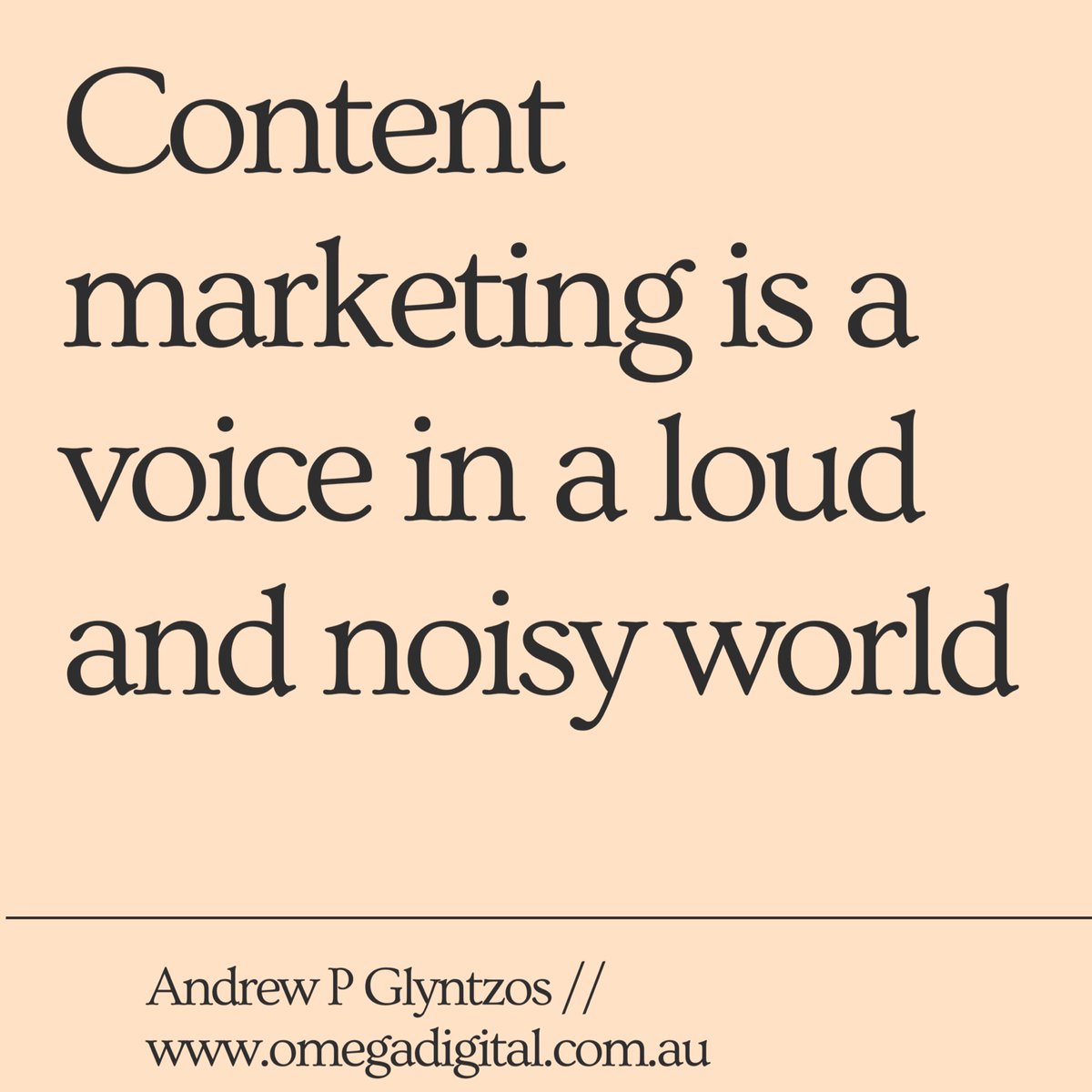 @andrewglyntzos content marketing quote of 2020. #contentmarketing #seo #digitalmarketing #marketingquote