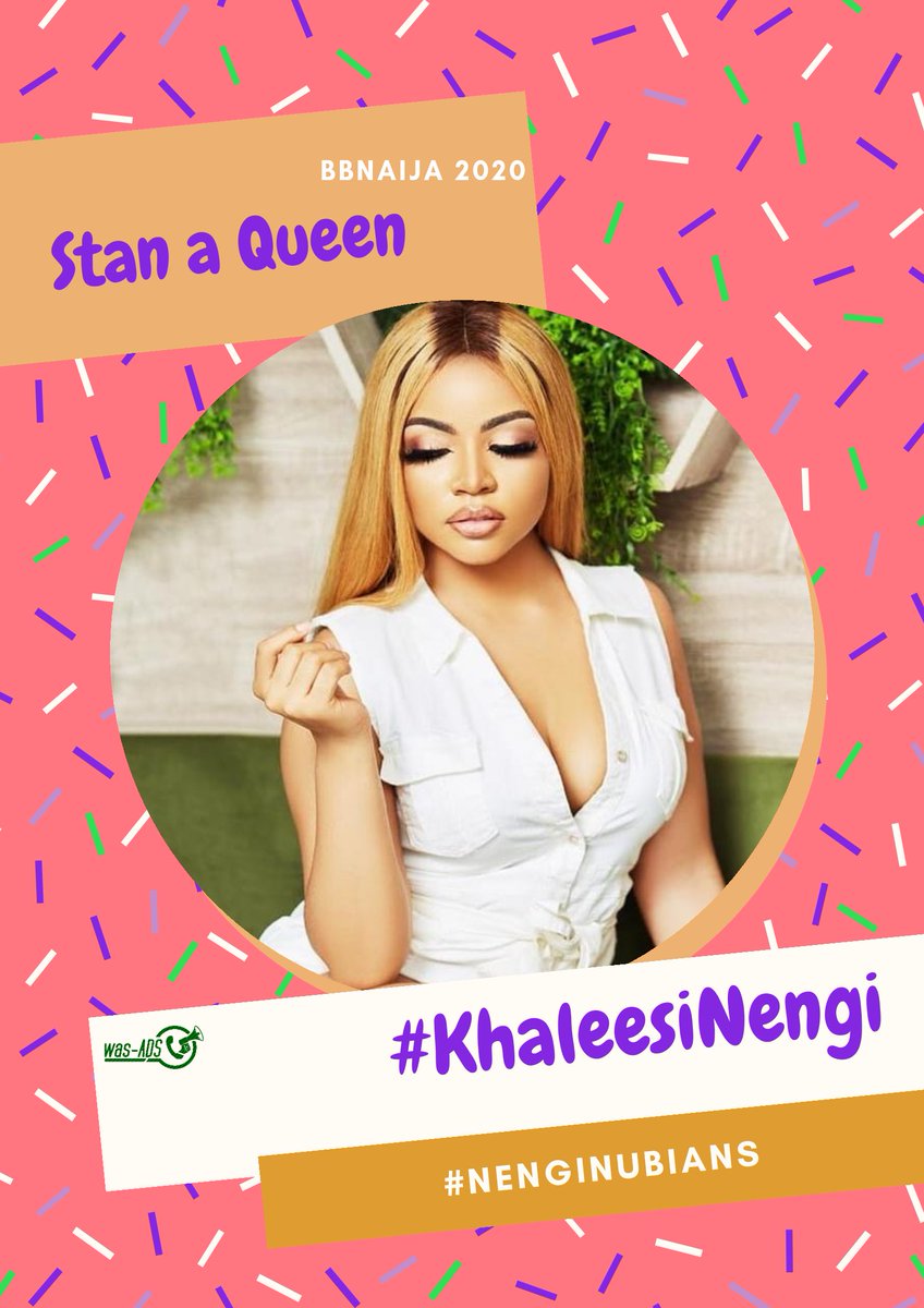 NengiNubians's tweet photo. No let up, let's keep Nengi on the trend map... please RT and Like.
#BBNaija #BBNaijia2020 #bbnaijialockdown #KhaleesiNengi #NengiNubians #wasADS https://t.co/0AtebvXdXl