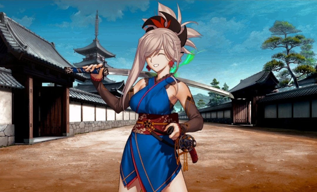 she's weak against beauties.

too bad. . .~