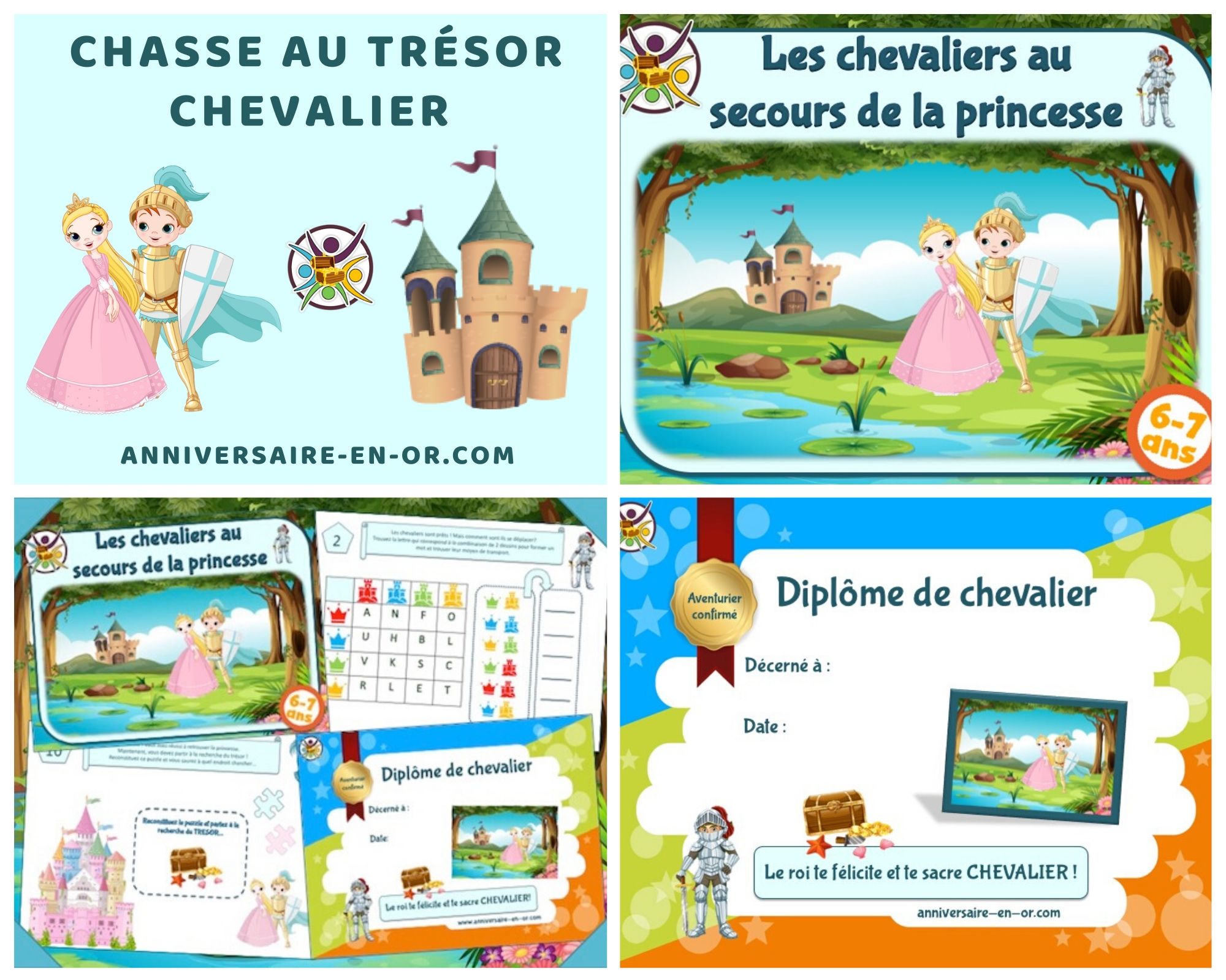 Anniversaire En Or Joue A La Maison En Famille Ou Avec Tes Amis A Une Grande Aventure Grace A Notre Kit De Chasse Au Tresor Des Chevaliers T Co 9lmjltnq3d Chevalier Princesse