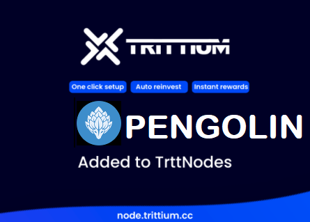 Nodestrtt's tweet photo. Welcome to the @PengolinC community to the  #trttNodes platform!!!. 
With only €10, you can invest now in $PGO at  https://t.co/IX5Oki7yvE

Or deploy a #PENGOLIN #masternode node for just 1.79 €/Month. https://t.co/9oGQYSc5qF